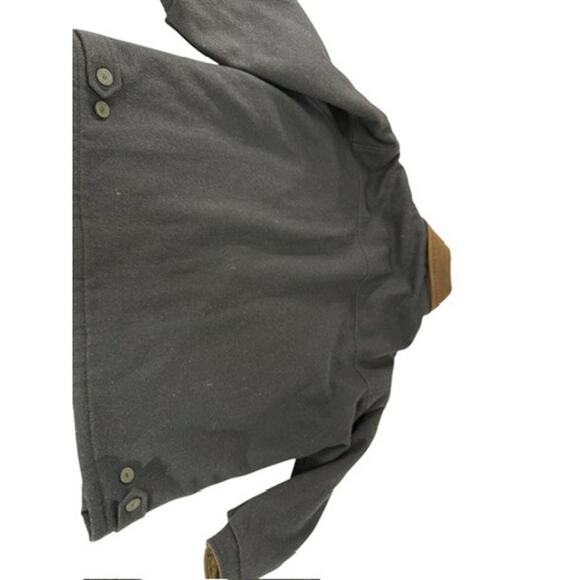 "ST.JOHN'S BAY" Vintage 80% Recycled Wool Zip Up Mens Coat Quilted Preppy Y2K - Picture 3 of 12